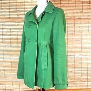 Tulle Green Pea‎ Coat